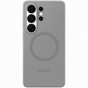 Чехол-накладка Samsung Galaxy с магнитом для Galaxy S26 Ультра, силикон, серый
