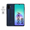 Смартфон Samsung Galaxy A08 4Gb, 64Gb, темно-синий
