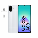 Смартфон Samsung Galaxy A08 6Gb, 128Gb, серебристый