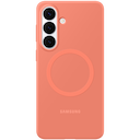 Чехол-накладка Samsung Galaxy с магнитом для Galaxy S26+, силикон, коралловый