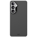 Чехол-накладка VLP Kevlar Case для Galaxy S26, арамид (кевлар), черный