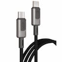 Кабель VLP Force Line USB-C / USB-C, 100Вт 1,2м, черный