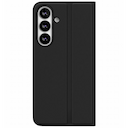 Чехол-книжка VLP Wing Case для Galaxy S26 FE, поликарбонат/полиуретан/микрофибра, черный